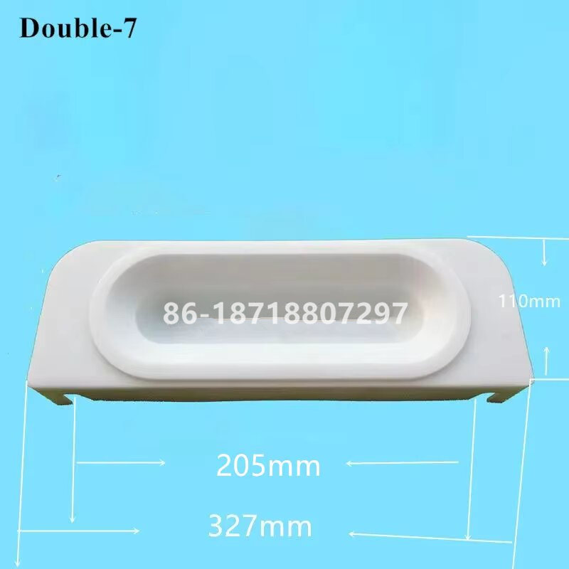 Travertine Tray Oval - White Water Drip Tray Front Basin