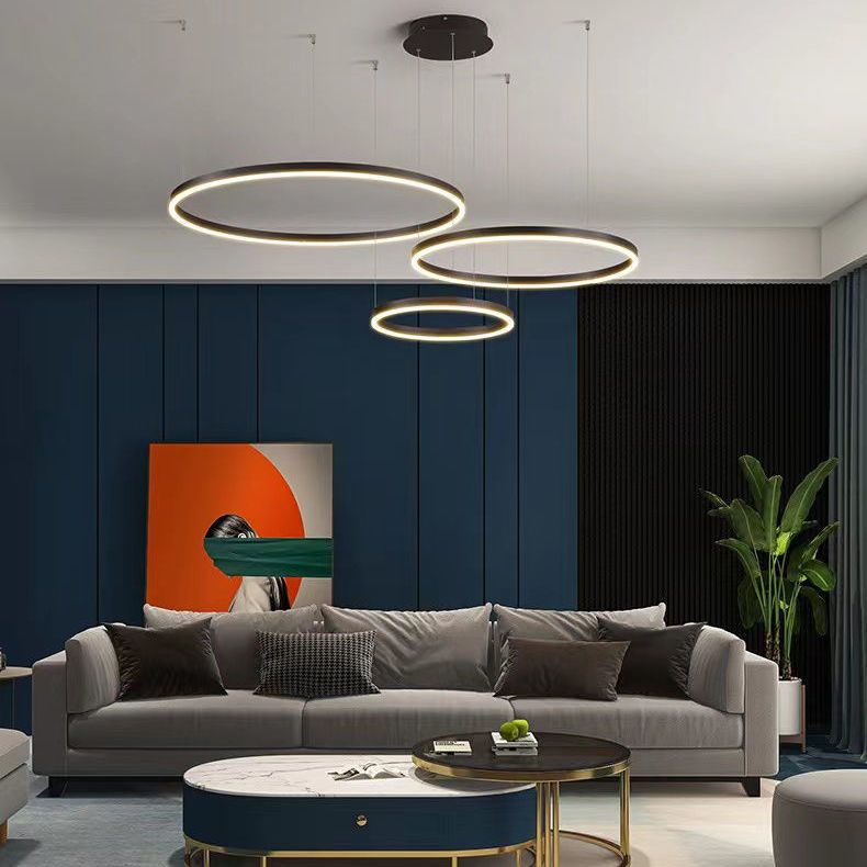 Engineering And Interior Design - Nordic Modern LED Pendant Light Circle