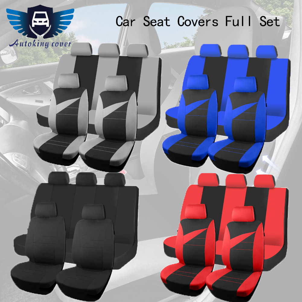 Interior Design Co - AUTOKING Stitched Design Car Seat Covers