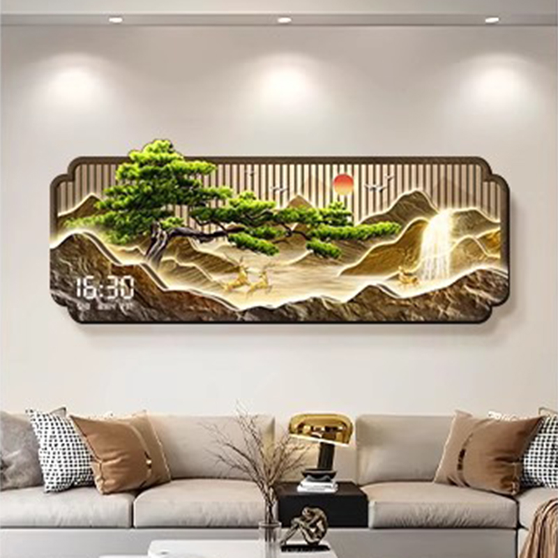 Interior Design Vintage Modern - Living Room Design Wall Clocks Luxury