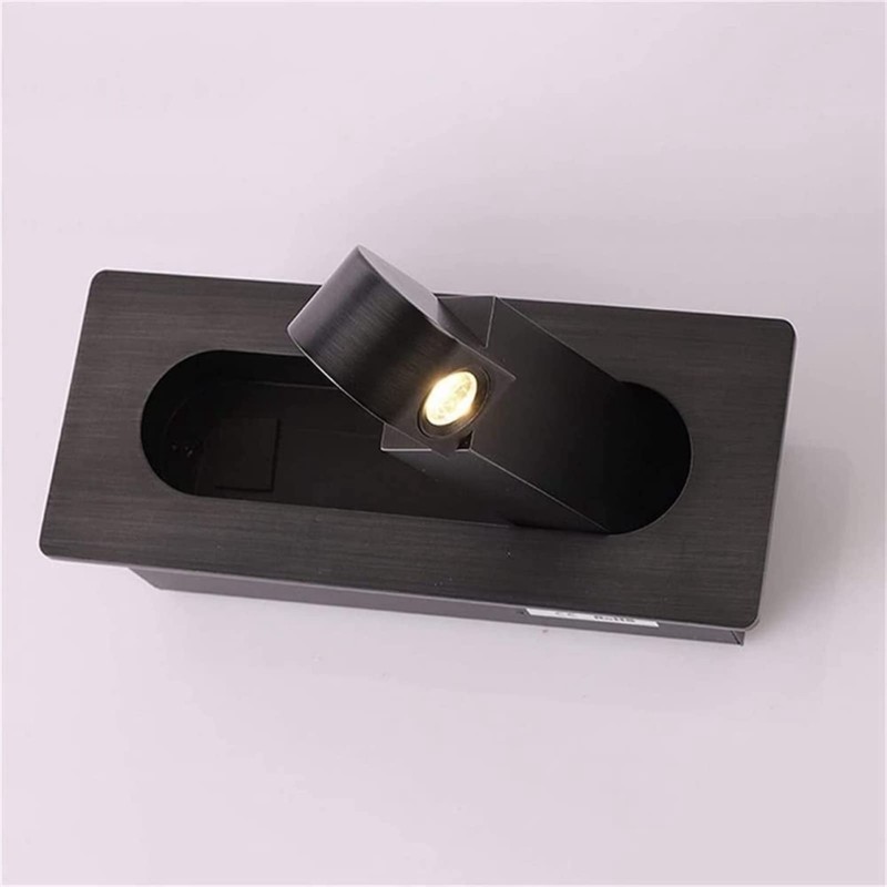 Engineering And Interior Design - Recessed LED Reading Wall Light, Modern