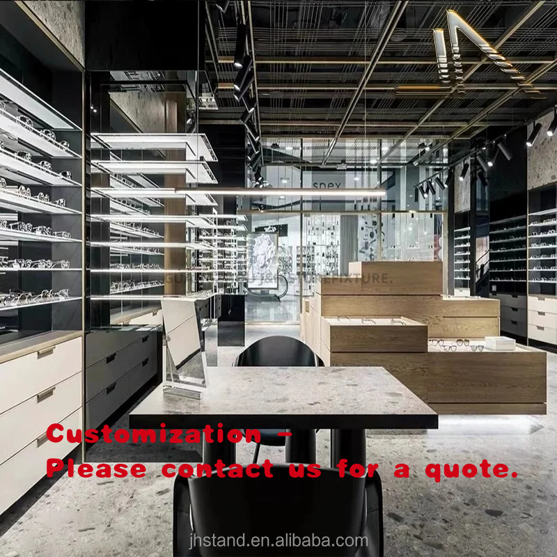 Interior Designer - custom.Optical Shop Eyewear Display Table Interior