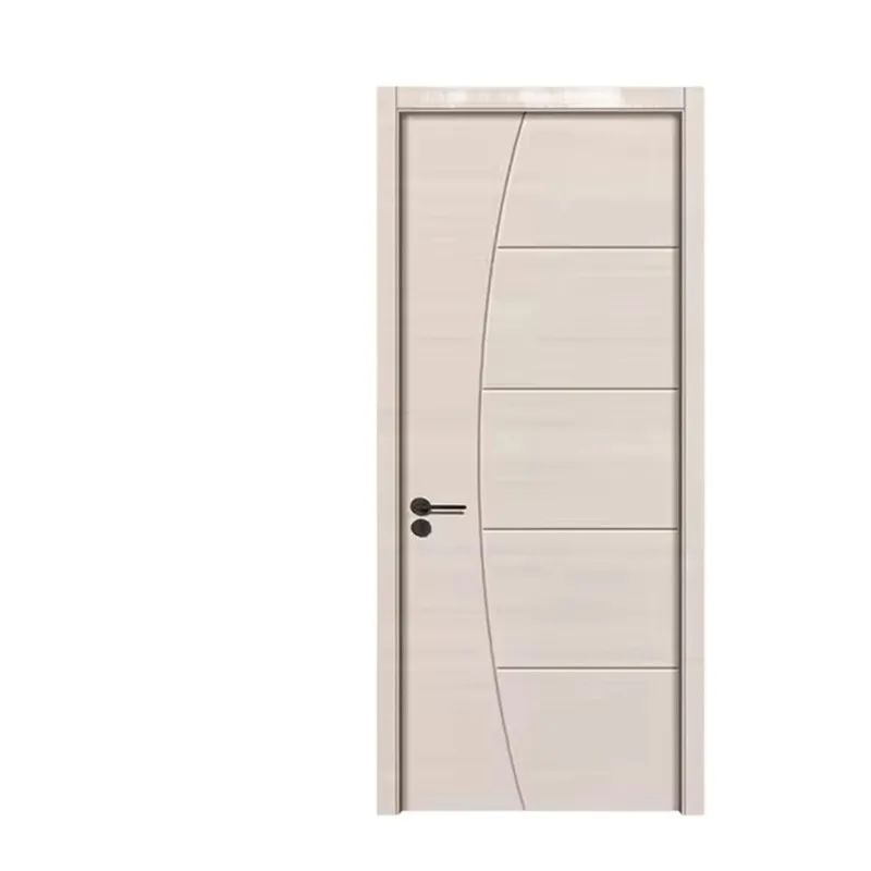 Engineering And Interior Design - Nordic Light Wood Grain Interior Door