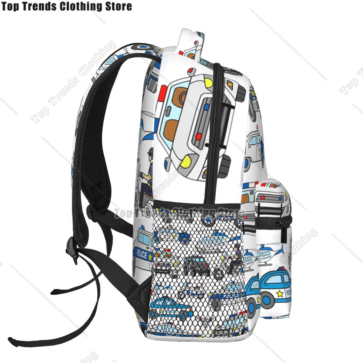 Police Car Design Backpacks Bo - Interior Design Co review and price