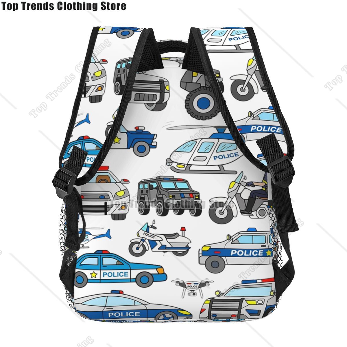 Police Car Design Backpacks Bo - Interior Design Co review and price