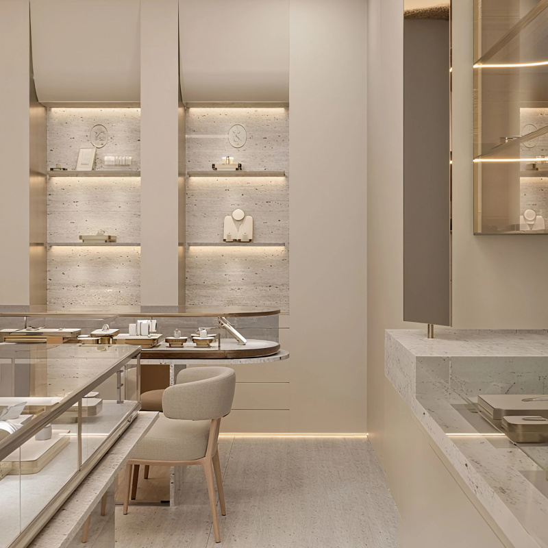 custom.Luxury Jewellery Shop O - Interior Designer review and price