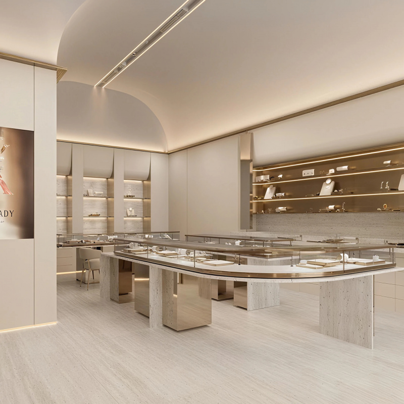 custom.Luxury Jewellery Shop O - Interior Designer review and price