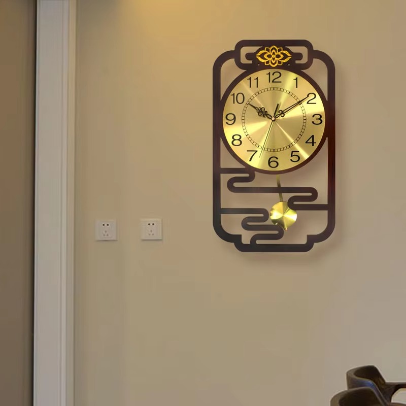 Sweep Movement Wall Clock Wood - Interior Design Vintage Modern review and price