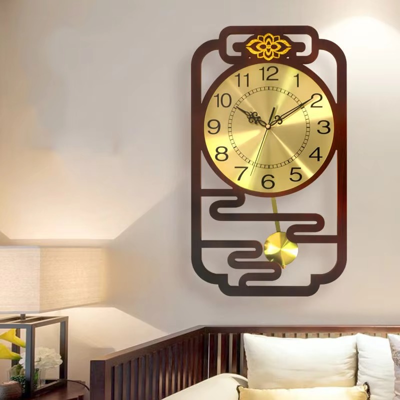 Sweep Movement Wall Clock Wood - Interior Design Vintage Modern review and price