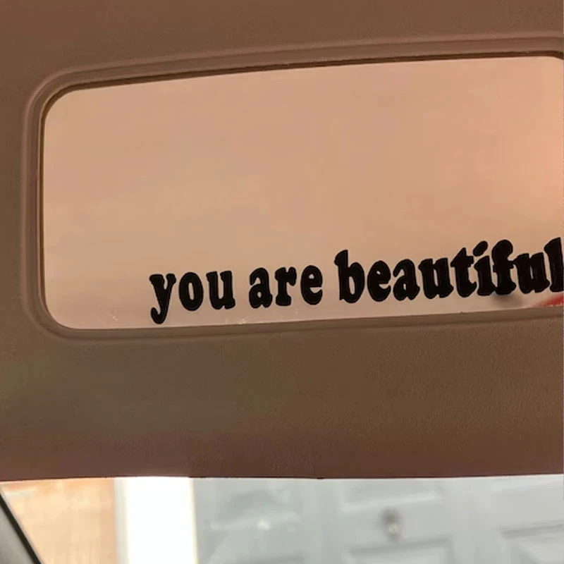 The Text Car Stickers You Are  - Interior Design Quotes review and price