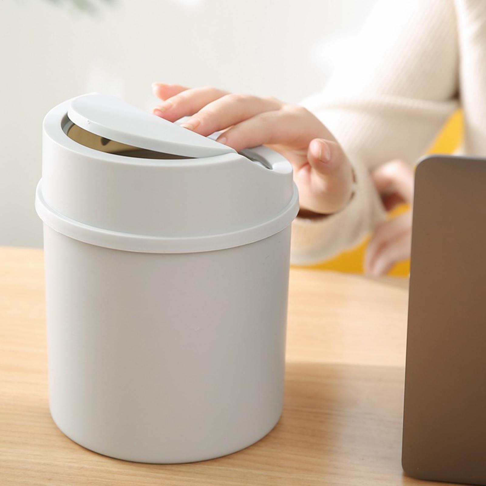 Mini Trash Can With Flipping L - Interior Design Office Space review and price