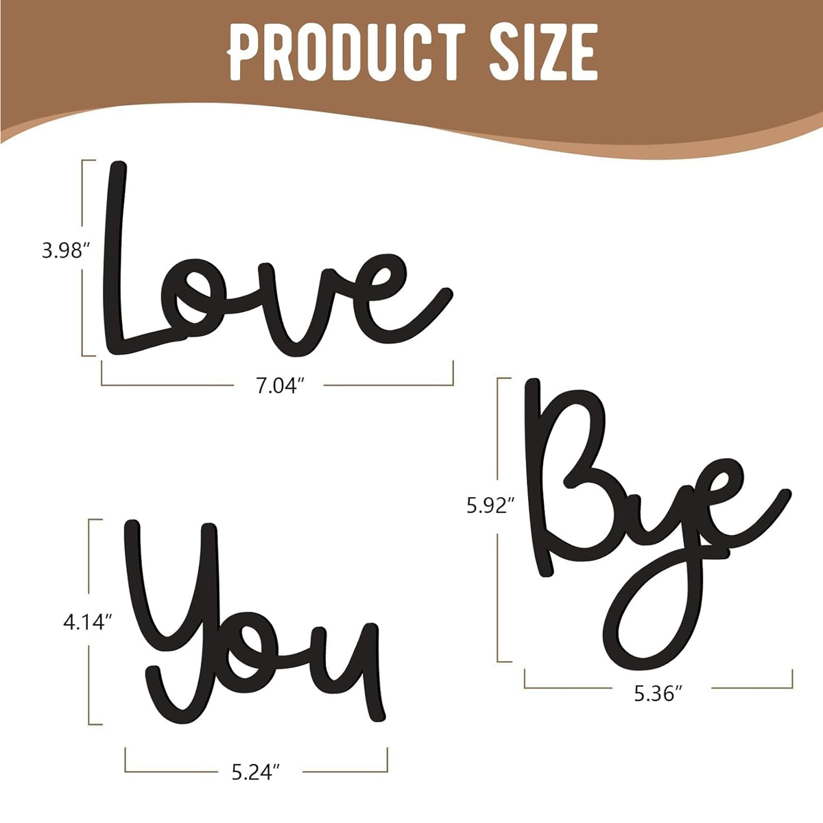 Love You Bye Wood Sign Home De - Interior Design Quotes review and price