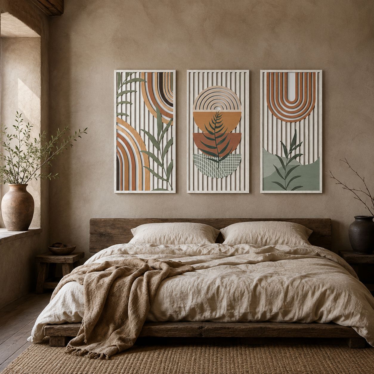 Natural Wood Wall Decor Semici - Interior Design Office Space review and price