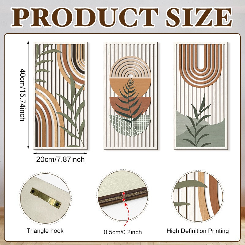 Natural Wood Wall Decor Semici - Interior Design Office Space review and price