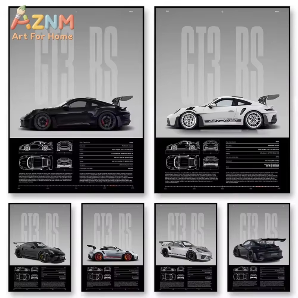 1pc Minimalist 911 GT3-RS 718  - Interior Designer review and price