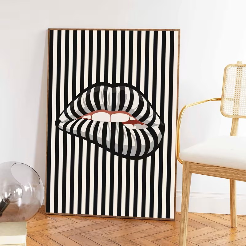Simple and Abstract Striped Li - Interior Designer review and price
