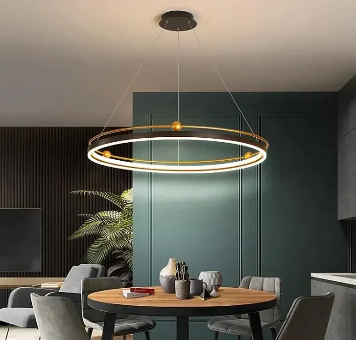 Modern led chandelier circle l - Engineering And Interior Design review and price