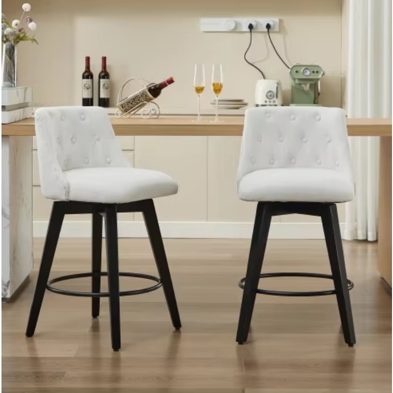 Modern style fabric bar stool  - Interior Design Kitchen And Living Room review and price
